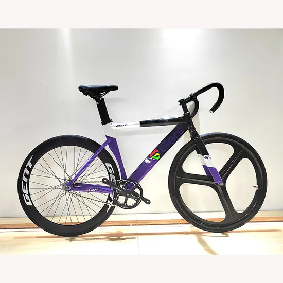 Bicicletta da strada da uomo a scatto fisso 700c, una velocità, taglia 27